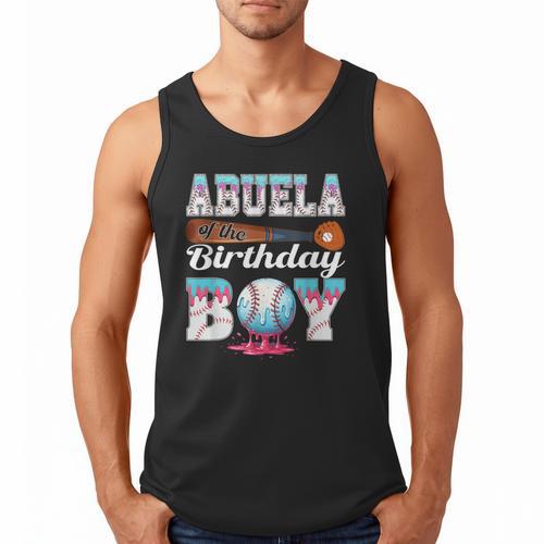 Baseball Ice Cream Drip Abuela Of The Birthday Boy Men Tank Top - Sportilla