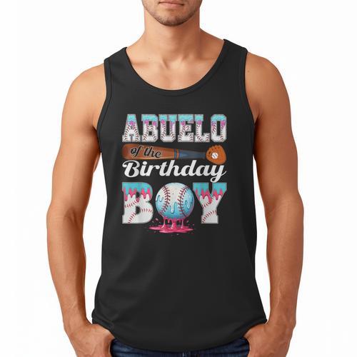 Baseball Ice Cream Drip Abuelo Of The Birthday Boy Men Tank Top - Sportilla