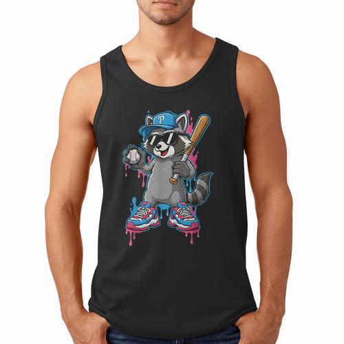 Baseball Ice Cream Drip For Boys And Girls Batter Game Day Men Tank Top - Sportilla