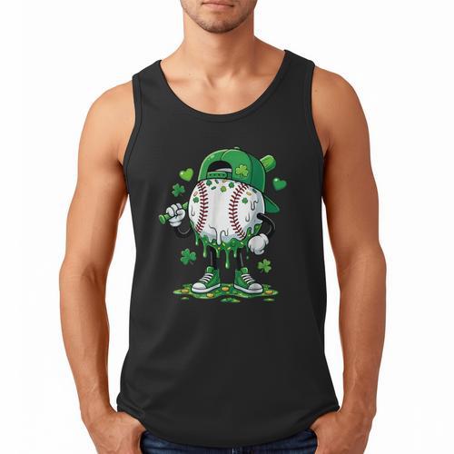 Baseball Icecream Apparel Youth Boy St Patrick's Day Men Tank Top - Sportilla