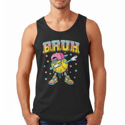 Baseball Life Style 101 Apparel Youth Drip Baseball Boys Kid Men Tank Top - Sportilla