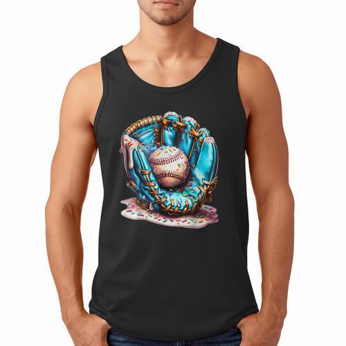 Baseball Lifestyle Apparel Youth Baseball Drip Ice Cream Men Tank Top - Sportilla