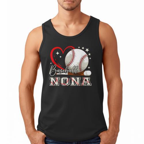 Baseball Nona Family Matching Cute Baseball Lover Men Tank Top - Sportilla