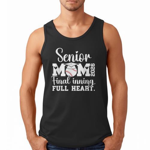 Baseball Senior Mom 2026 Final Inning Baseball Senior Mama Men Tank Top - Sportilla