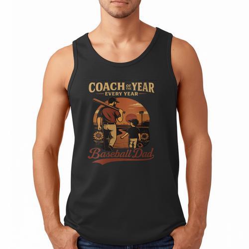 Coach Of The Year – Baseball Dad Every Year Men Tank Top - Sportilla