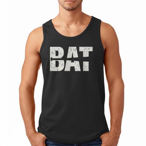 Cool Bat Dad Baseball Tee Women Kids Men Tank Top - Sportilla