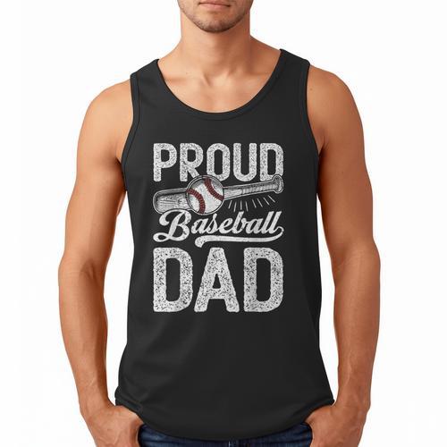 Dad Baseball For Men Proud Baseball Dad & Son Men Tank Top - Sportilla
