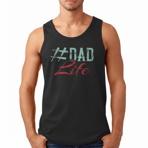Dad Life Softball Baseball Daddy Sports Father’s Day Men Tank Top - Sportilla