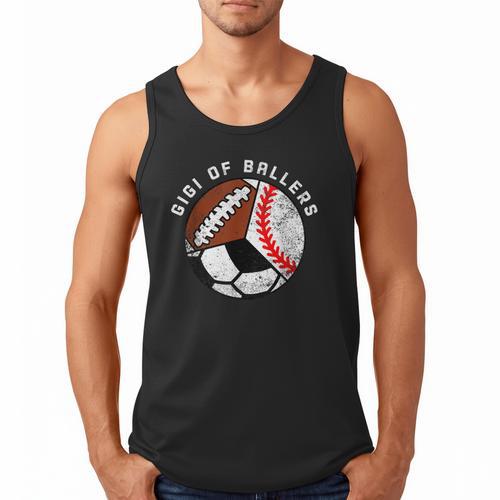 Gigi Of Ballers Baseball Soccer Football Gigi Men Tank Top - Sportilla
