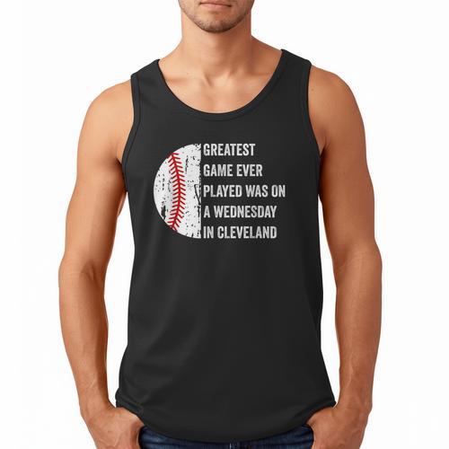Greatest Game Ever Played Was In Cleveland 2016 Baseball Men Tank Top - Sportilla