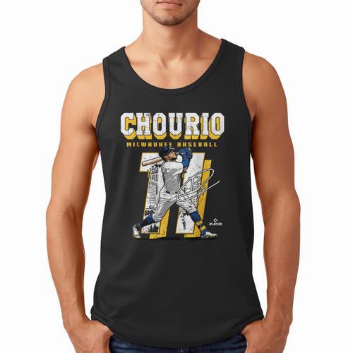 Jackson Chourio Milwaukee MLB Baseball Player MLBJCH201M Men Tank Top - Sportilla