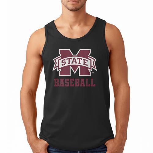 Mississippi State Baseball Bulldogs NCAA MS16 Men Tank Top - Sportilla