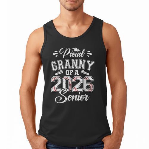Proud Granny Of A 2026 Senior Baseball Graduate Men Tank Top - Sportilla