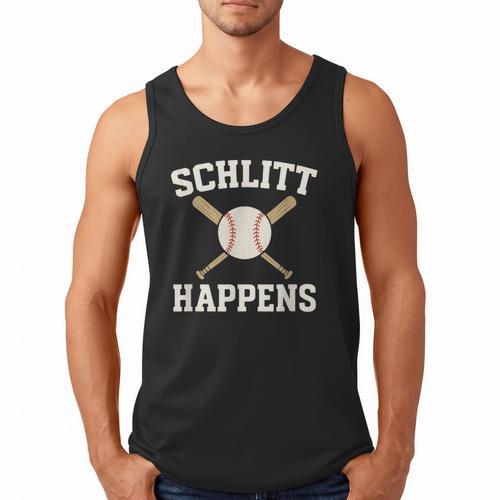 Schlitt Happens Baseball Apparel Love The Bronx Men Tank Top - Sportilla