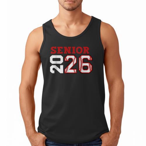 Senior Night Class Of 2026 Baseball Seniors Matching Team Men Tank Top - Sportilla