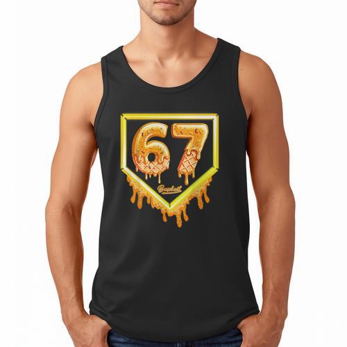 Six Seven 67 Meme Gen Alpha Slang Baseball 101 Men Tank Top - Sportilla