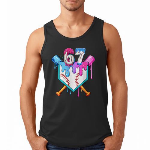 Six Seven Baseball Respect The Drip Boys Baseball Men Tank Top - Sportilla
