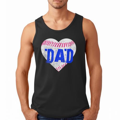 Softball Dad Baseball Dad Tee Ball Dad Men Tank Top - Sportilla