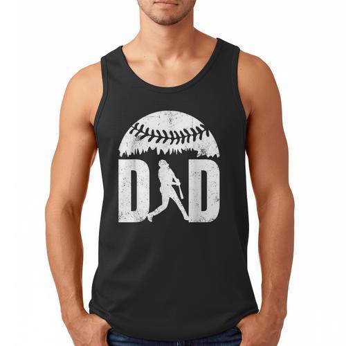 Vintage Baseball Dad Clothing Daddy Father's Day Men Tank Top - Sportilla