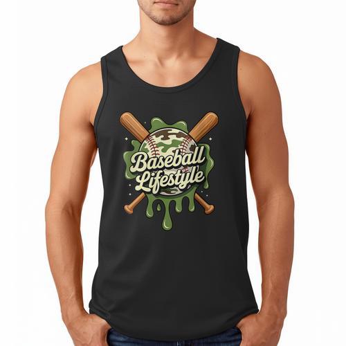 Women's Baseball Life Style 101 Apparel Youth Drip Baseball Boys Kid Men Tank Top - Sportilla