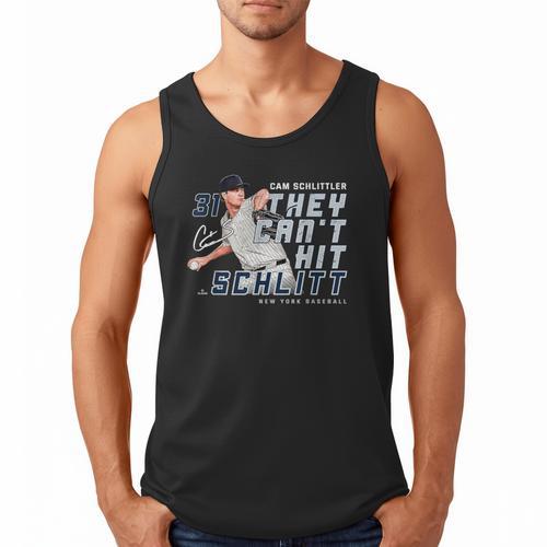 They Can't Hit Schlitt Cam Schlittler New York Baseball MLBP Men Tank Top - Sportilla