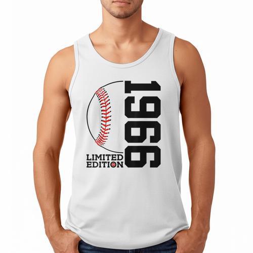 60th Birthday Baseball Limited Edition 1966 Men Tank Top - Sportilla