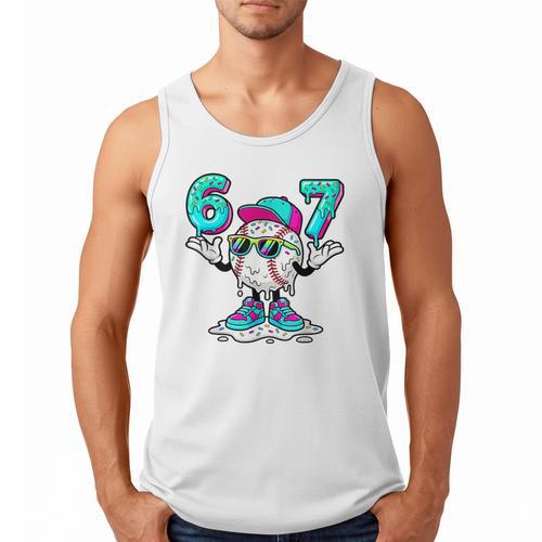 67 Baseball Drip Ice Cream 67 Baseball Men Boy Kids Men Tank Top - Sportilla