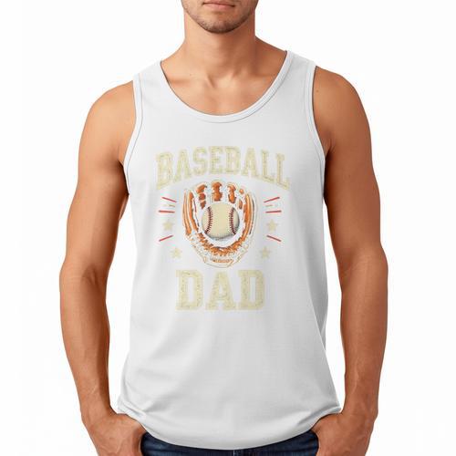 Baseball Dad Premium Men Tank Top - Sportilla