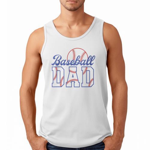 Baseball Dad Retro Baseball Dads Club Men Tank Top - Sportilla