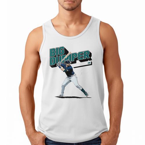 Cal Raleigh Seattle MLB Baseball Players MLBCRA205M Men Tank Top - Sportilla