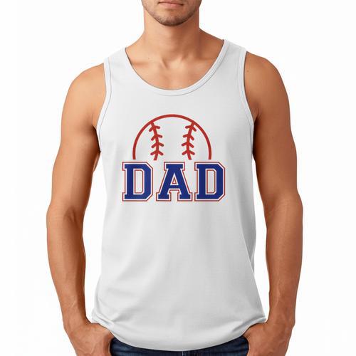 Dad Of Rookie 1st Birthday Baseball Boy Family Matching Men Tank Top - Sportilla