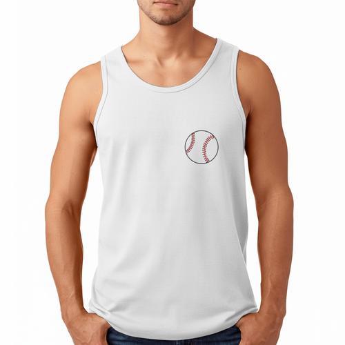 My Favorite Baseball Player Calls Me Mom Men Tank Top - Sportilla