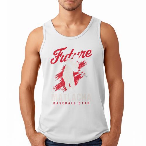 Future Matlacha Baseball Star Baseball Player Sports Theme Premium Tri-Blend Men Tank Top - Sportilla