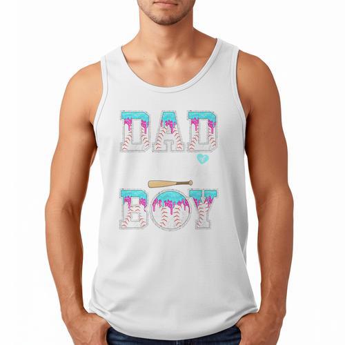 Ice Cream Baseball Dad Birthday Boy Drip Bat Sweet Baseball Premium Men Tank Top - Sportilla