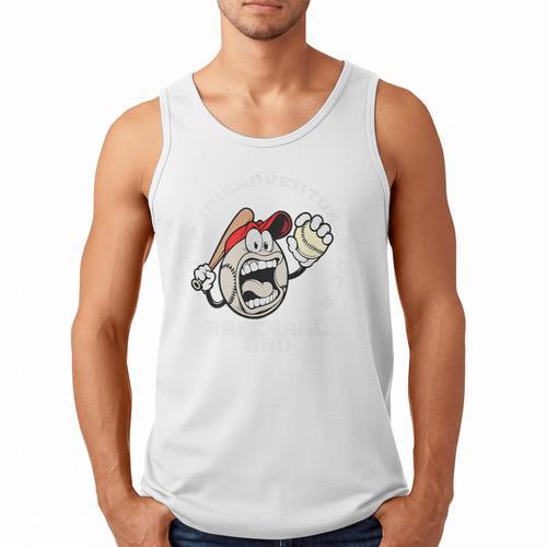 The Misadventures Of A Baseball Dad Premium Men Tank Top - Sportilla