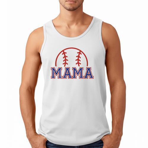 Mom Of Rookie 1st Birthday Baseball Boy Family Matching Men Tank Top - Sportilla