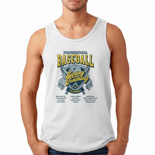 Professional Baseball Spring Training 2026 Florida Cities Men Tank Top - Sportilla