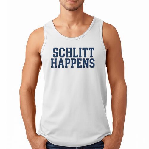Schlitt Happens NY Bronx I Heart Baseball Apparel Men Tank Top - Sportilla