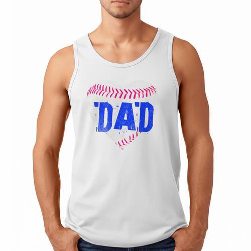 Softball Dad Baseball Dad Tee Ball Dad Premium Men Tank Top - Sportilla