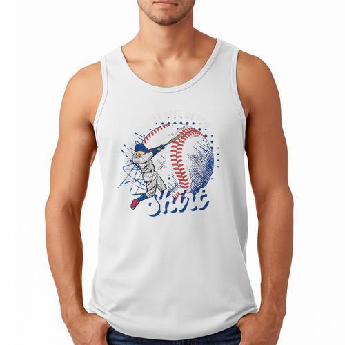 Vintage Baseball Dad Tee My Favorite Daughter Gave Me This Premium Men Tank Top - Sportilla