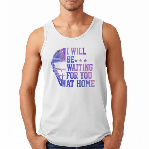 I Will Be Waiting For You At Home Baseball Softball Catcher Men Tank Top - Sportilla