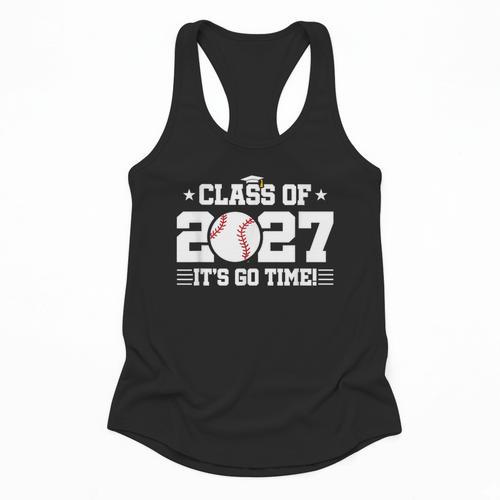 Back To School 2027 Baseball 2027 Graduation Class Of 2027 Flowy Tank - Sportilla