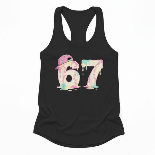 Baseball 67 Dripping Six Seven Drip Boys Gen Z Flowy Tank - Sportilla