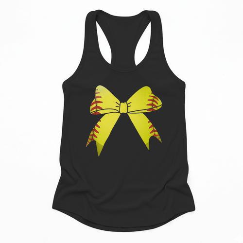 Baseball Bow Baseball Mom Women Baseball Mama Flowy Tank - Sportilla
