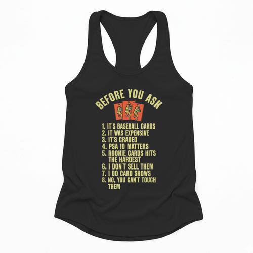 Baseball Card Collector Baseball Card Trading Flowy Tank - Sportilla