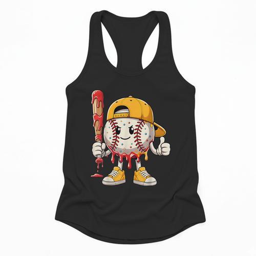 Baseball Drip Baseball Life Style 101 Apparel Youth Flowy Tank - Sportilla