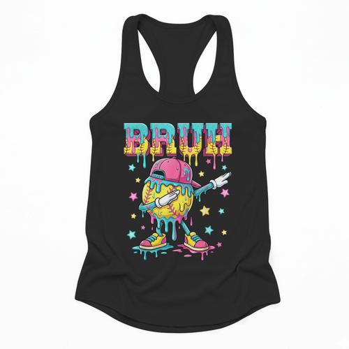 Baseball Life Style Apparel Youth Drip Baseball Boys Kid Flowy Tank - Sportilla