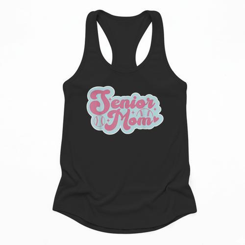 Baseball Mama Senior 2024 Class Of 24 Baseball Mom Graduate Flowy Tank - Sportilla