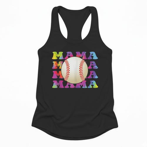 Baseball Mama Sport Women Proud Baseball Mom Flowy Tank - Sportilla