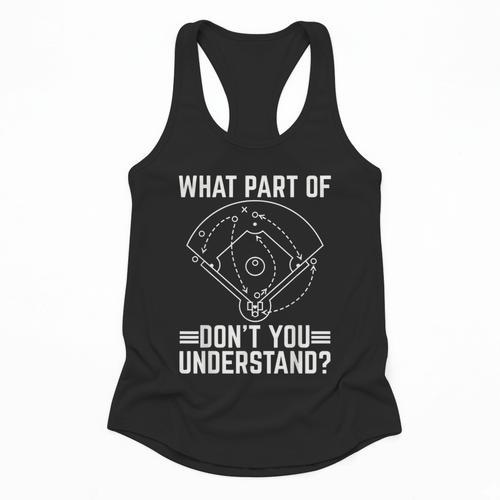 Baseball Math Double Play What Part Of Baseball Game Flowy Tank - Sportilla